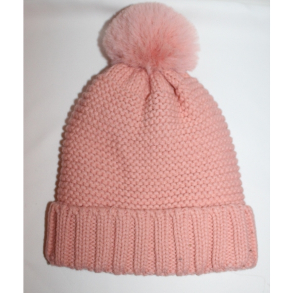 Women's Plush Knit Pom Pom Beanie Hat - Picture 3 of 15